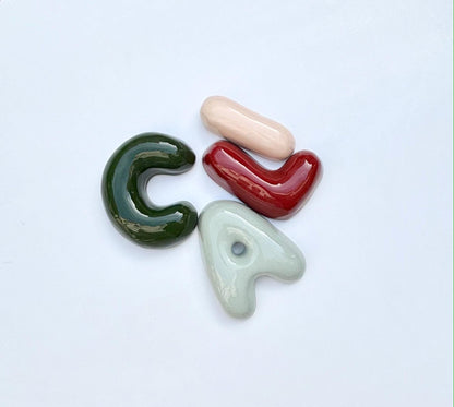 Handmade Custom Ceramic Bubble Letters