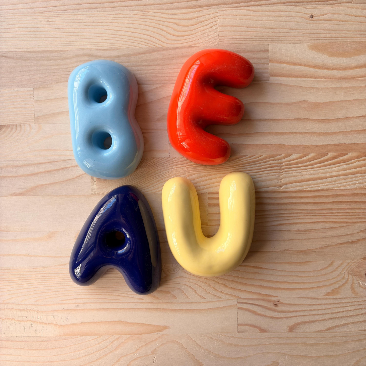 Custom Ceramic Bubble Letter | LA005
