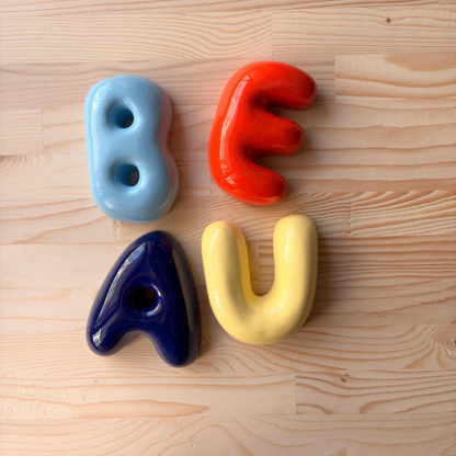 Custom Ceramic Bubble Letter | LA005