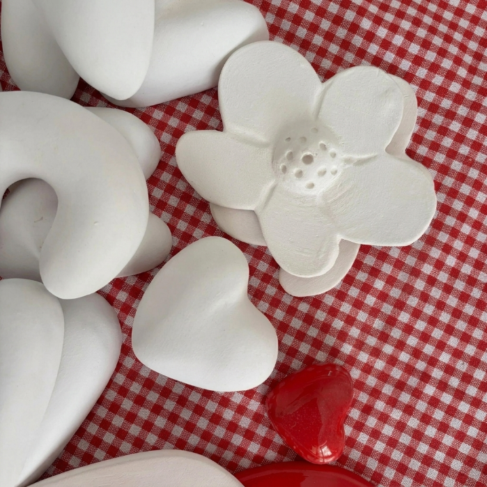 Baby Shower Ceramic Letters - Paint you own pottery & Biscuits (Unglazed / Ready to Paint) | LA016