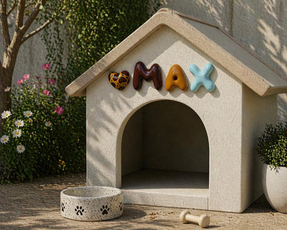 Personalized Ceramic Pet Name Letters – Mini 8cm Bubble Wall Decor