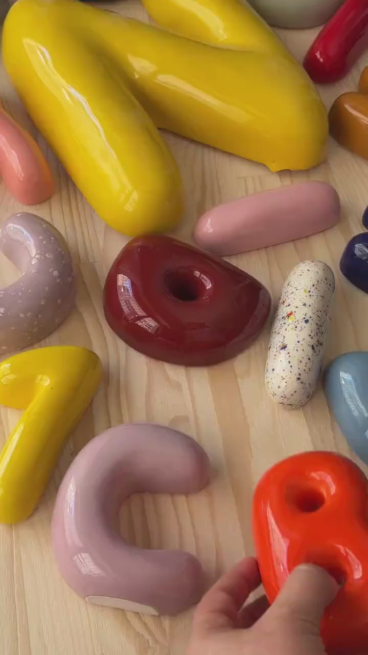 Custom Ceramic Bubble Letter | LA005