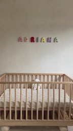Ceramic Bubble Letters-Personalized Ceramic Letter- Handmade Wall Decor | LA006